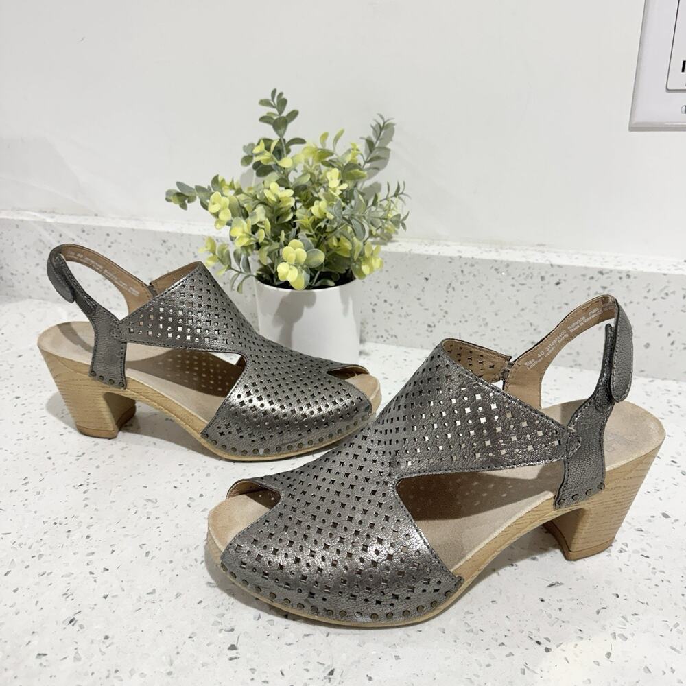 Dansko TEAGAN GUNMETAL METALLIC - WOMENS Size 40 #ts